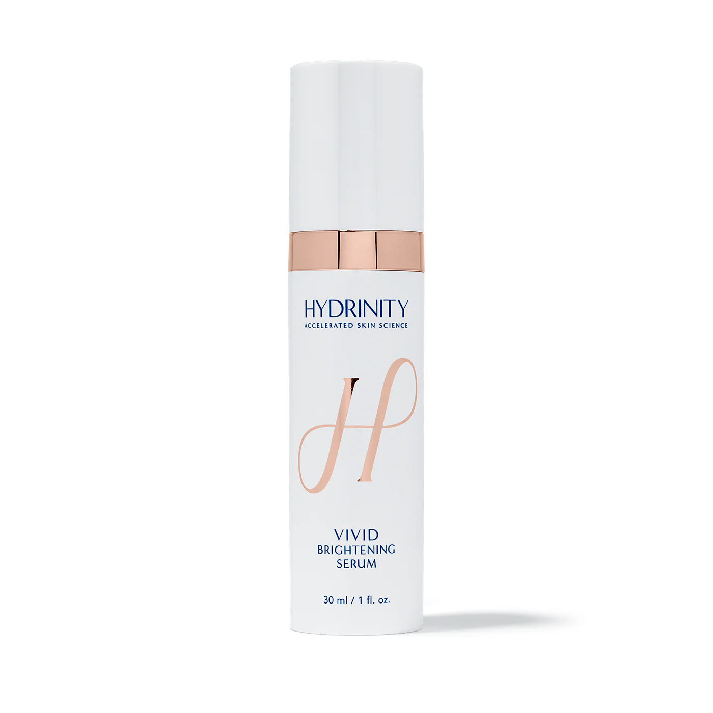 Hydrinity Vivid Brightening Serum bottle on a white background