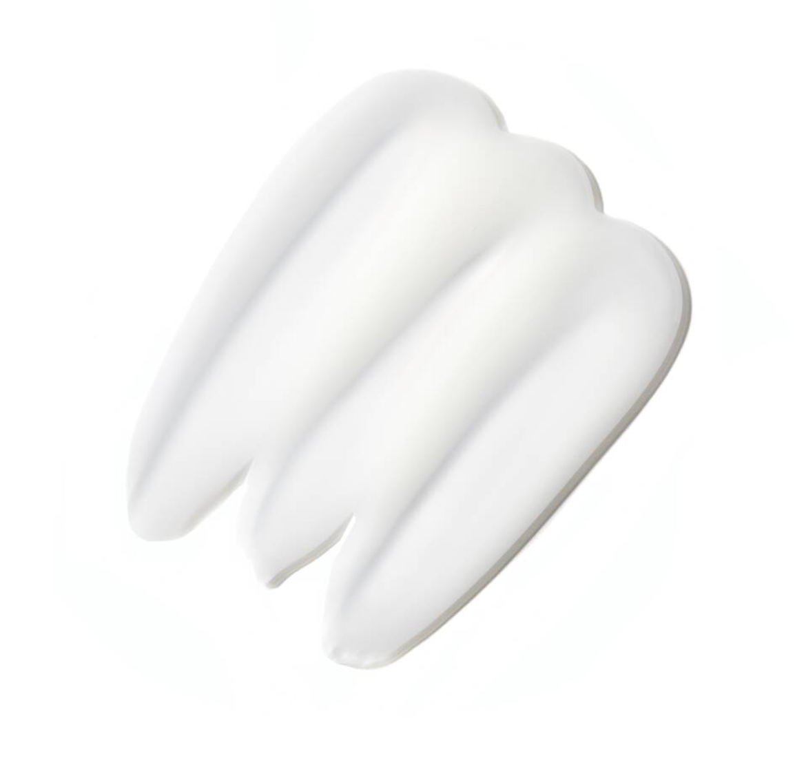 White plastic component on a white background