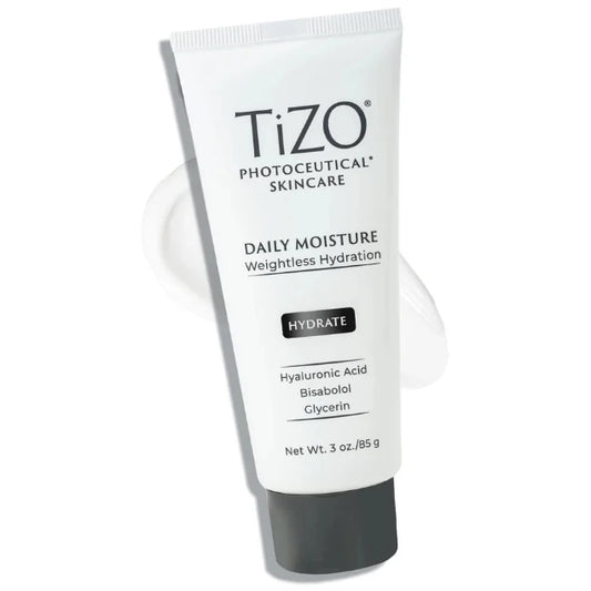 Tizo skincare tube on a white background