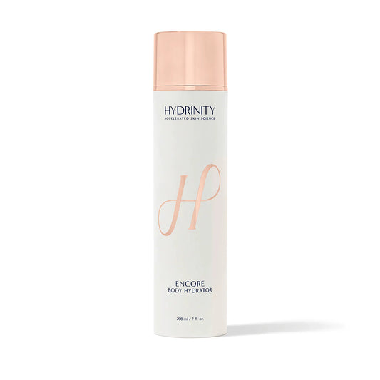 Hydrinity Encore Body Hydrator bottle on a white background